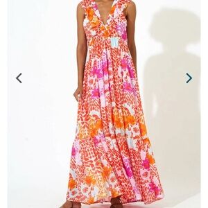 Oliphant Multicolor Floral Maxi Dress